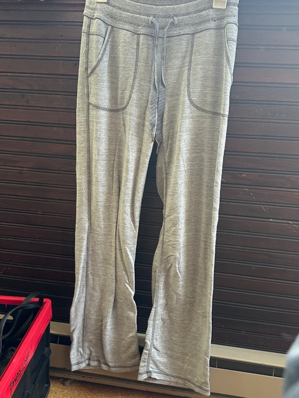 Athleta Comfortable Grey Drawstring Lounge Pants